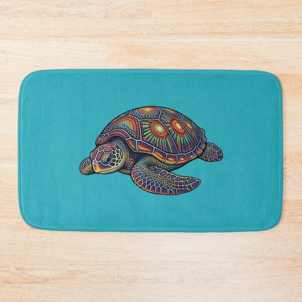 Item preview, Resting Sea Turtle | Ocean Zentangle Art Collection designed and sold by Zaru Art Studio.