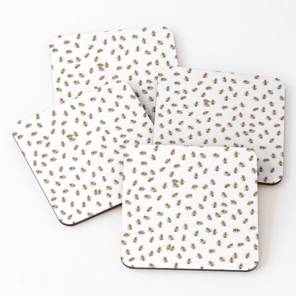 Item preview, Tiny Honey Bees Pattern | Photorealistic Seamless Nature Design designed and sold by GSizzle1.