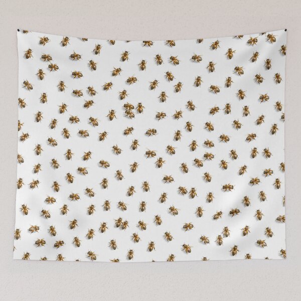 Item preview, Tiny Honey Bees Pattern | Photorealistic Seamless Nature Design designed and sold by GSizzle1.