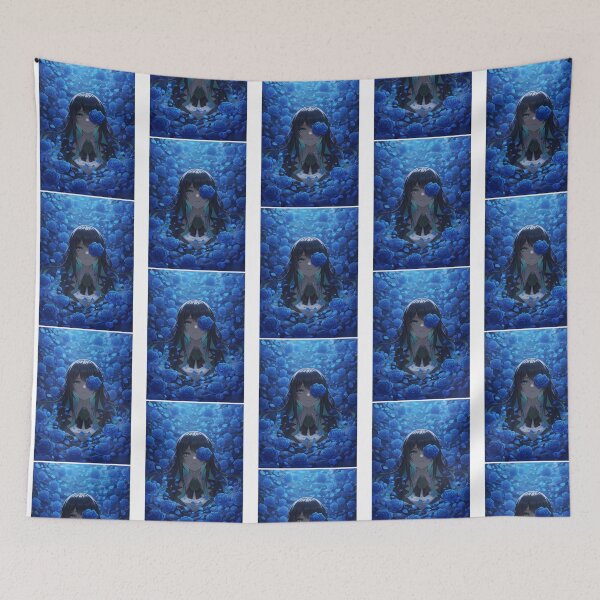 Item preview, Ado - Blue Rose Illustration N2 designed and sold by baonuke.