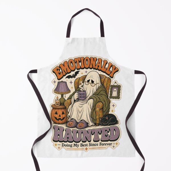 Item preview, Emotionally Haunted – Doing My Best Since Forever Cozy Ghost designed and sold by TVPS17.