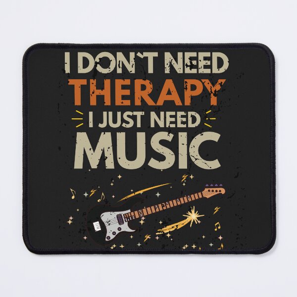Item preview, I Don't Need Therapy I Just Need Music Funny Guitar Shirt designed and sold by Joyful-Pixel.