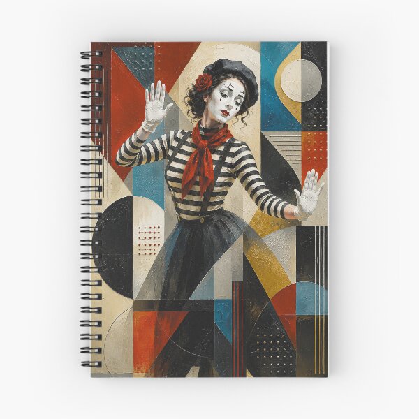 Item preview, Female mime performer painting. designed and sold by GalleryKauffeld.