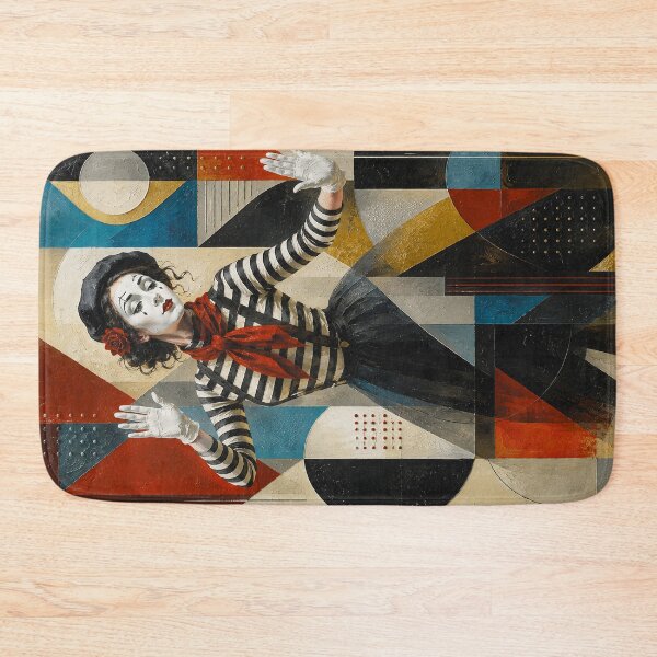 Item preview, Female mime performer painting. designed and sold by GalleryKauffeld.