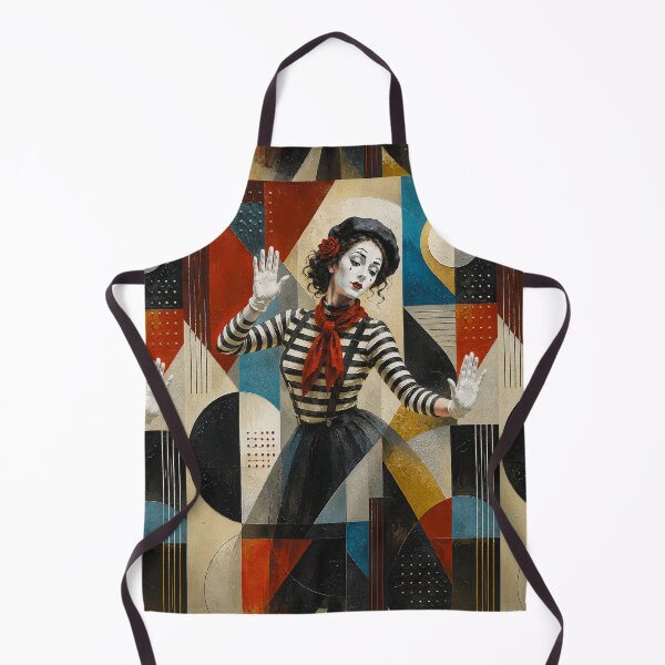 Item preview, Female mime performer painting. designed and sold by GalleryKauffeld.