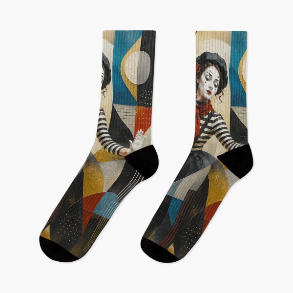 Item preview, Female mime performer painting. designed and sold by GalleryKauffeld.