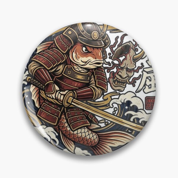 Item preview, Terracotta Samurai Koi - Indomitable Spirit designed and sold by digrafik.