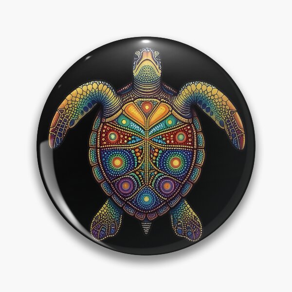 Item preview, Sea Turtle Mandala | Ocean Zentangle Art Collection designed and sold by Zaru Art Studio.