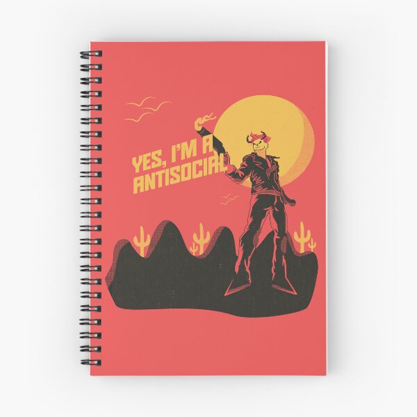 Item preview, Yes I'm Antisocial Dark Humor Illustration designed and sold by beboplab.