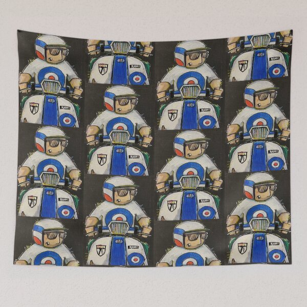 Item preview, Classic Scooter | Retro Scooter Riders | Scooterist, Retro Mod Inspired Art designed and sold by GWARTGB.