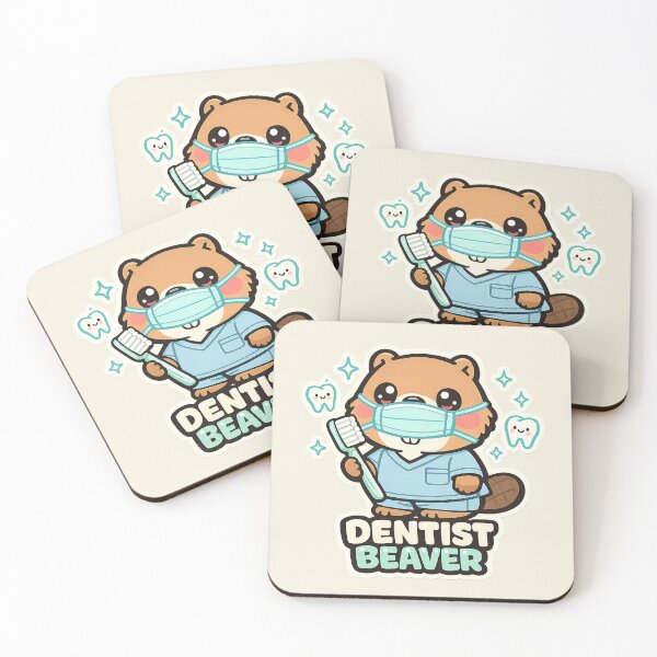 Item preview, Dentist Beaver Cute Kawaii Toothbrush – Dentist Gift Dental Hygienist Student designed and sold by SanaCreation13.
