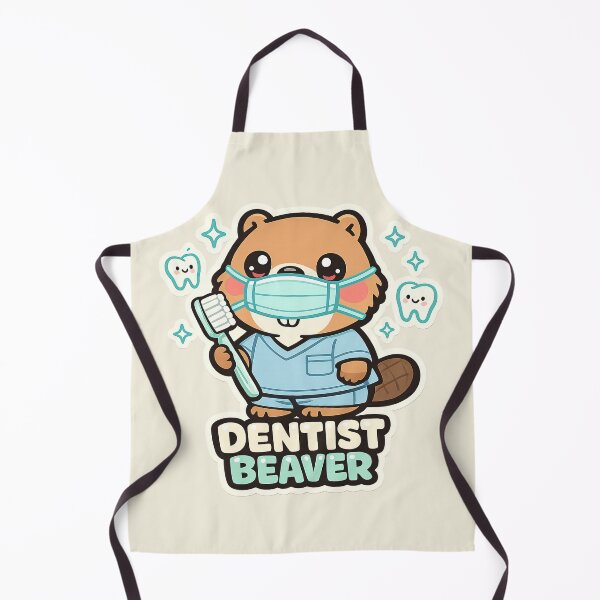 Item preview, Dentist Beaver Cute Kawaii Toothbrush – Dentist Gift Dental Hygienist Student designed and sold by SanaCreation13.