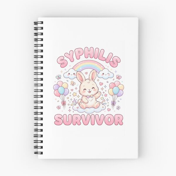 Item preview, Rabbit Syphilis survivor funny gag adult humor novelty  designed and sold by CheeseBlueprint.