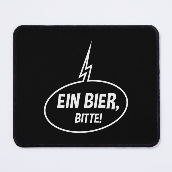 Item preview, One beer, please! (Speech bubble / Beer / Up White) designed and sold by MrFaulbaum.