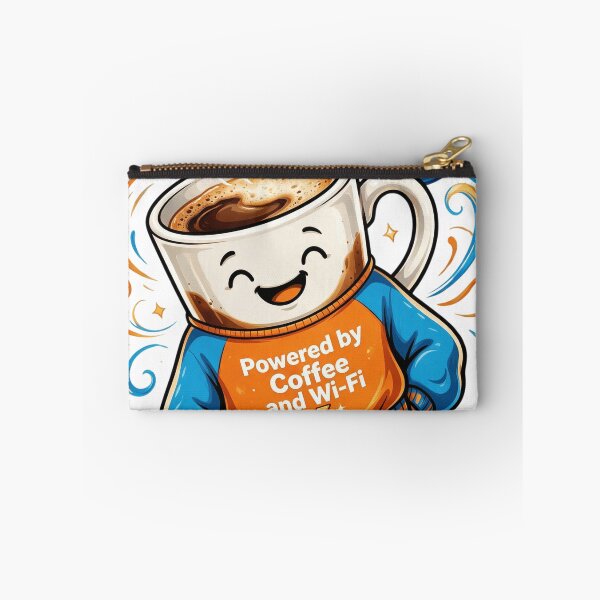 Item preview, Powered by Coffee and Wi-Fi designed and sold by DVerse Studio.