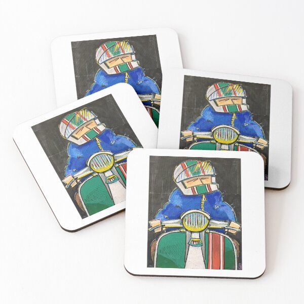 Item preview, Copy of Classic Scooter | Retro Scooter Riders | Scooterist, Retro Mod Inspired Art designed and sold by GWARTGB.
