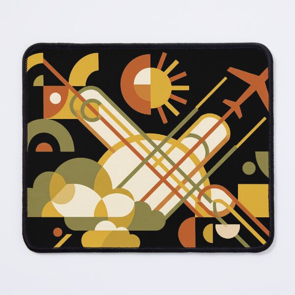 Item preview, Geometric Abstract Airplane Art designed and sold by Design-Illusi0n.