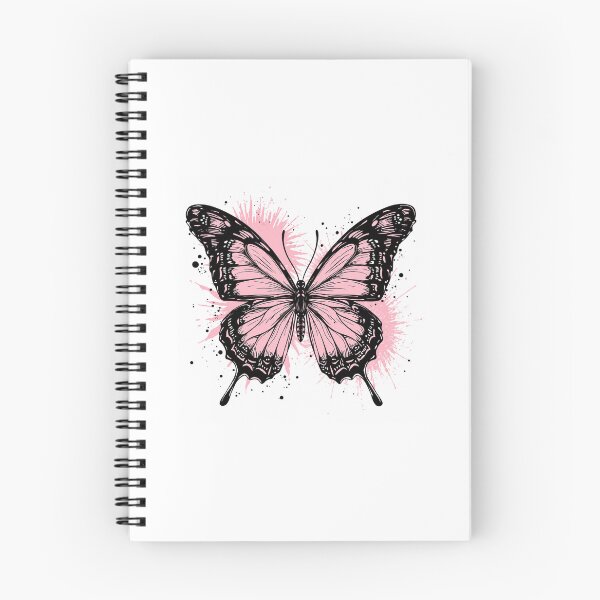 Item preview, Pink Butterfly Ink Paint Splatter Art designed and sold by Autumnn01.
