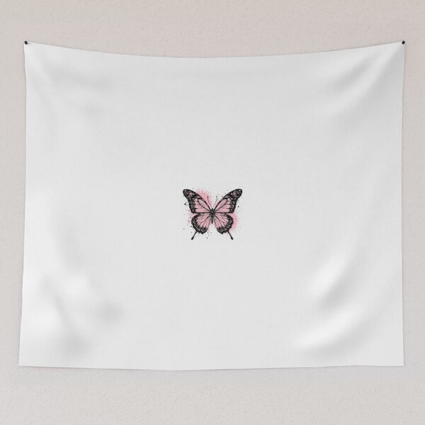Item preview, Pink Butterfly Ink Paint Splatter Art designed and sold by Autumnn01.