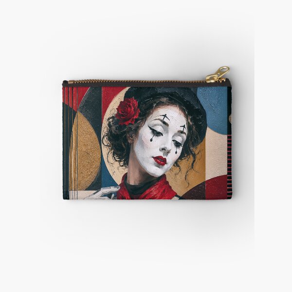 Item preview, Mime performer cubist painting. designed and sold by GalleryKauffeld.