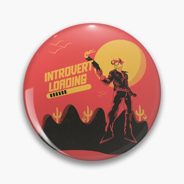 Item preview, Introvert Loading Funny Alternative Illustration designed and sold by beboplab.