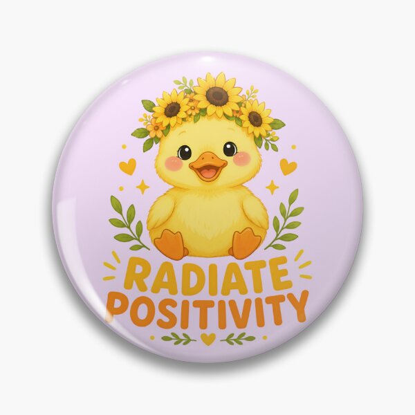 Item preview, Irradia positividad Lindo pato Girasol gráfico designed and sold by cute stuff too.
