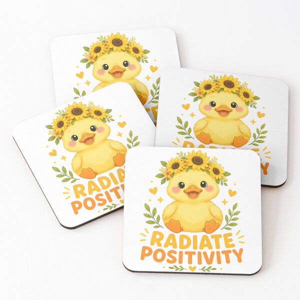 Item preview, Radiate Positivity Cute Duck Sunflower Graphic designed and sold by cute stuff too.