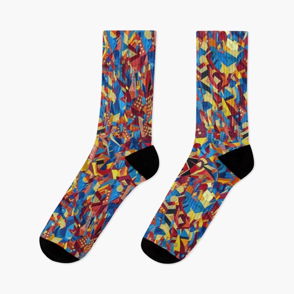 Item preview, Geometric color explosion mosaic designed and sold by Sigtrix.