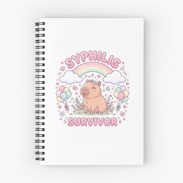 Item preview, Capybara Syphilis survivor funny gag adult humor novelty  designed and sold by CheeseBlueprint.