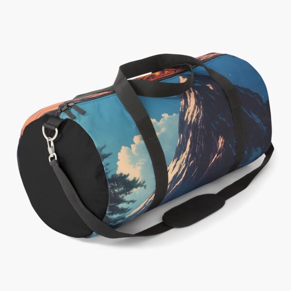Item preview, Japanese Landscape Cozy Campsite Bonfire Mountain Forest Night designed and sold by mildaclairmo.