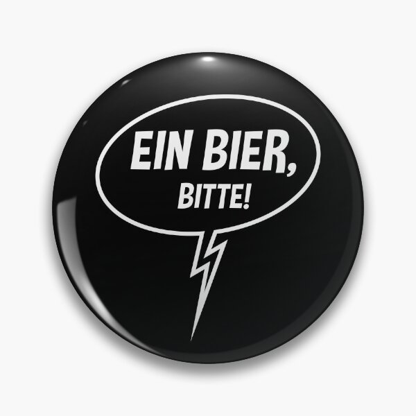 Item preview, One beer, please! (Speech bubble / Beer / Down White) designed and sold by MrFaulbaum.