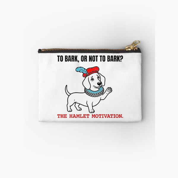 Item preview, To Bark Or Not To Bark Funny Dachshund Hamlet Theater Dog Art designed and sold by The Bold Line Studio.