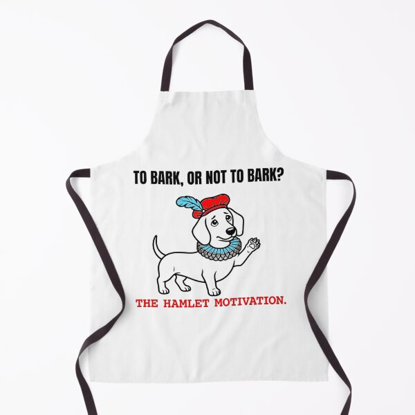 Item preview, To Bark Or Not To Bark Funny Dachshund Hamlet Theater Dog Art designed and sold by The Bold Line Studio.