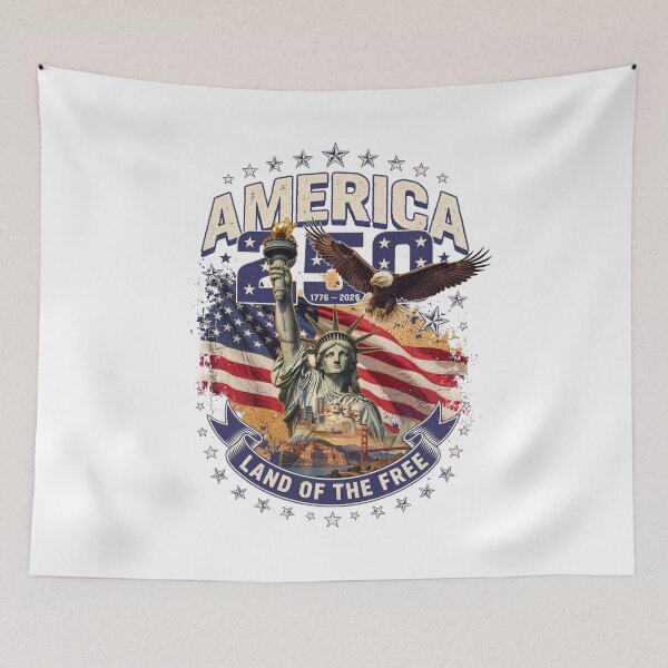 Item preview, America 250 Semiquincentennial Statue of Liberty 1776-2026 Vintage USA Tee v3 designed and sold by DarylWelsh2024.