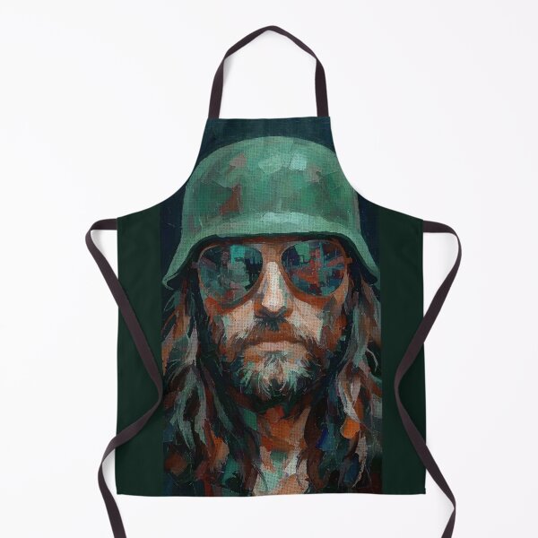 Item preview, Biker Portrait Impasto Oil Painting designed and sold by caracatita75.