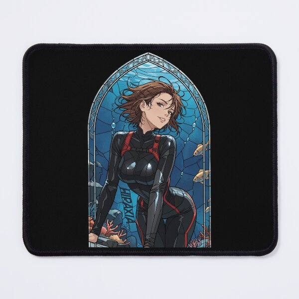 Item preview, Chisa Kotegawa Grand Blue Underwater Diving Window Pose designed and sold by mildaclairmo.