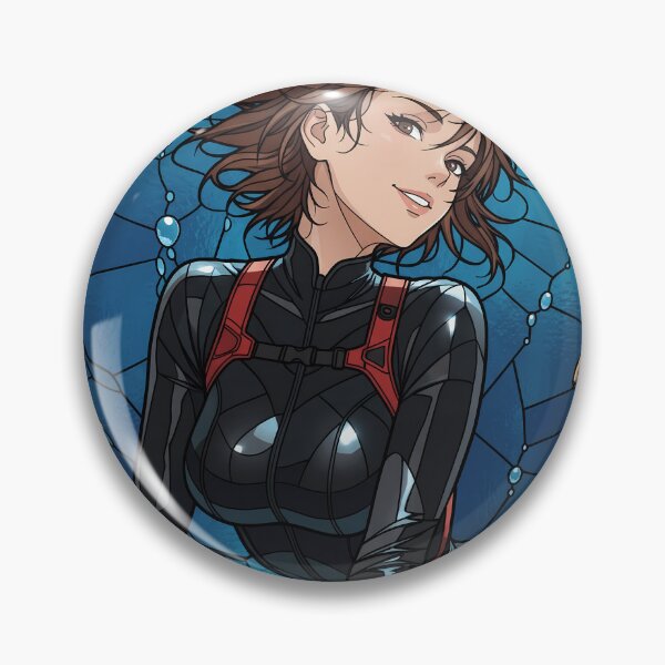 Item preview, Chisa Kotegawa Grand Blue Underwater Diving Window Pose designed and sold by mildaclairmo.