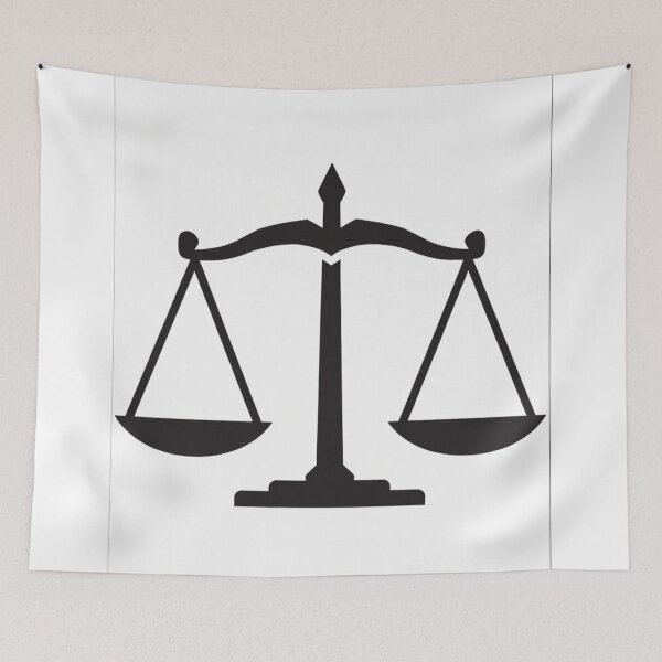 Item preview, SCALES OF JUSTICE BY LOLA BLUE designed and sold by Lola Blue.