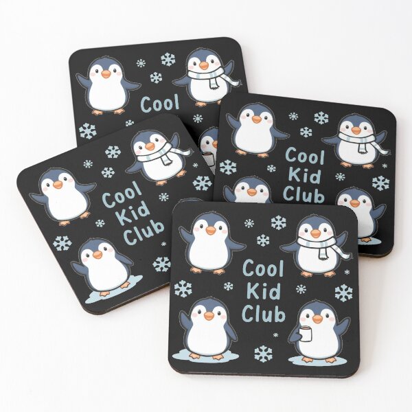 Item preview, Cute Penguin Club – Cool Kid Club Cartoon Winter Design with Snowflakes designed and sold by Cartoon art with a purpose ❤️ Supporting Althea’s friends .