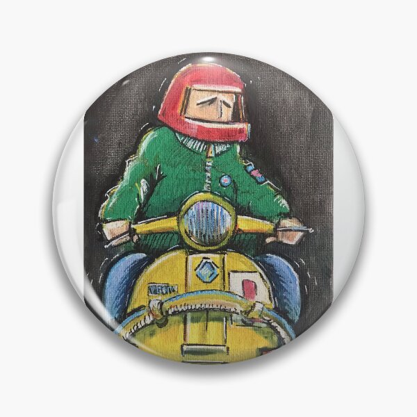 Item preview, Classic Scooter | Retro Scooter Riders | Scooterist, Retro Mod Inspired Art designed and sold by GWARTGB.