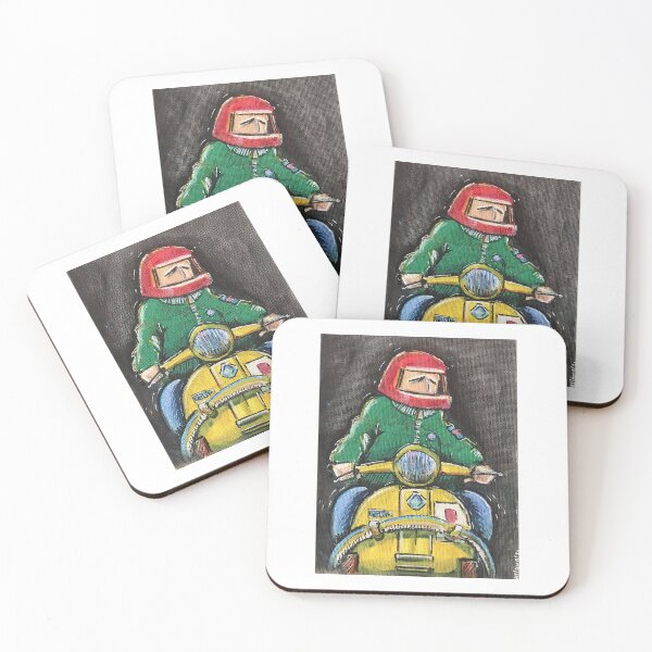 Item preview, Classic Scooter | Retro Scooter Riders | Scooterist, Retro Mod Inspired Art designed and sold by GWARTGB.