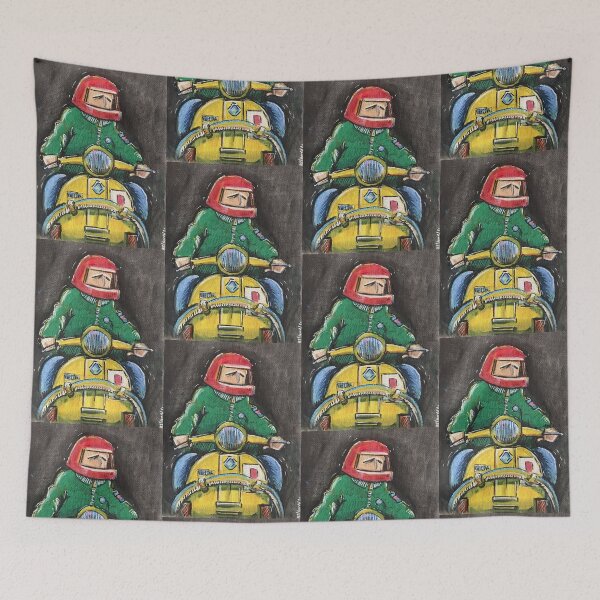 Item preview, Classic Scooter | Retro Scooter Riders | Scooterist, Retro Mod Inspired Art designed and sold by GWARTGB.