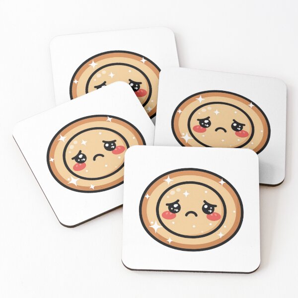 Item preview, Cute Embarrassed Kawaii Cinnamon Roll Cartoon | Adorable Cinnamon Roll Sticker & Gift Design designed and sold by Rood-Art-Studio.