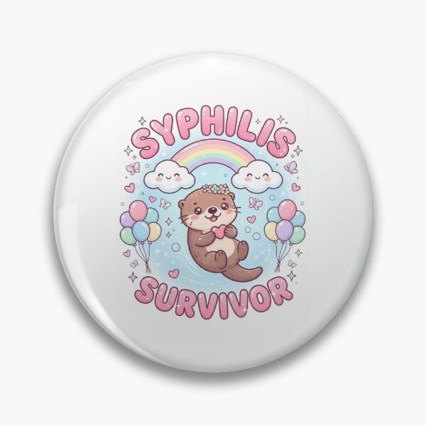 Item preview, Otter Syphilis survivor funny gag adult humor novelty  designed and sold by CheeseBlueprint.