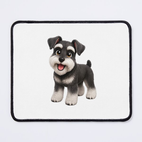 Item preview, Cute Schnauzer Puppy Illustration designed and sold by BackgroundND.