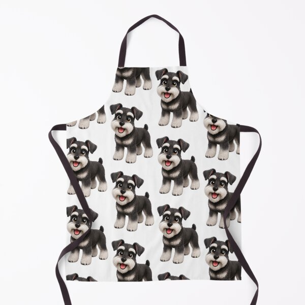 Item preview, Cute Schnauzer Puppy Illustration  designed and sold by BackgroundND.
