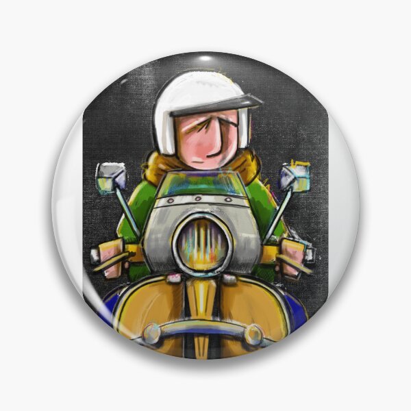 Item preview, Classic Scooter | Retro Scooter Riders | Scooterist, Retro Mod Inspired Art designed and sold by GWARTGB.