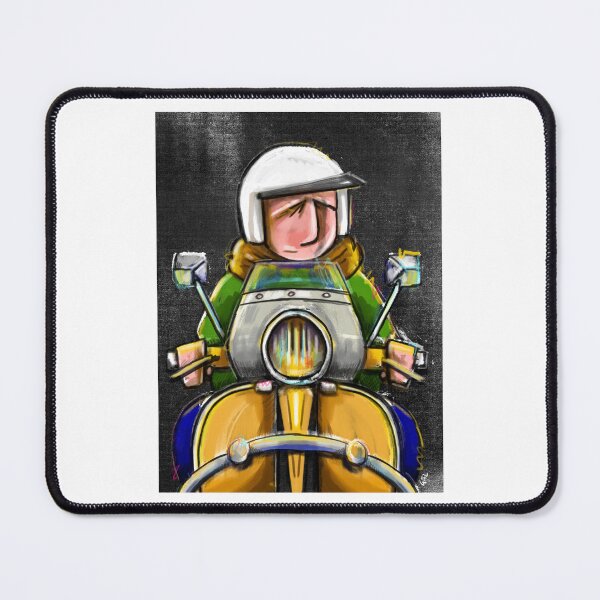 Item preview, Classic Scooter | Retro Scooter Riders | Scooterist, Retro Mod Inspired Art designed and sold by GWARTGB.