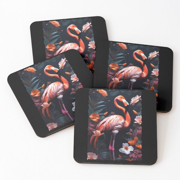 Item preview, Tropical Flamingo Paradise Pink Bird Summer Aesthetic designed and sold by devoryagegen.
