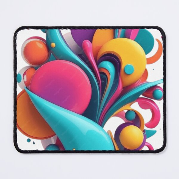 Item preview, Fluid 3D Geometric Abstract Art designed and sold by ArhaanFashions.